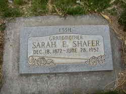 Sariah (Sarah) Eveline “Essie” <I>Johnson</I> Shafer 