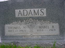Mabel B. <I>Bowman</I> Adams 