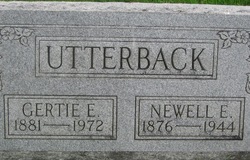 Gertrude Ella “Gertie” <I>Lane</I> Utterback 