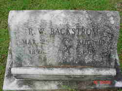 Rufus Wilson Backstrom 