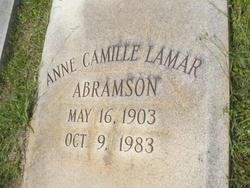 Anne Camille <I>Lamar</I> Abramson 