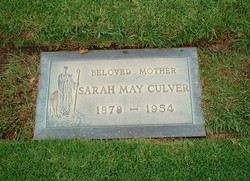 Sarah May <I>Fitzgerald</I> Culver 