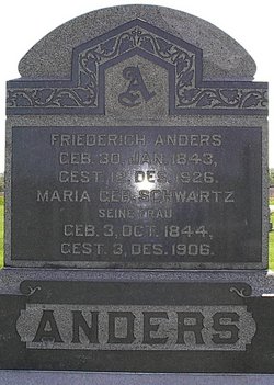Maria <I>Schwartz</I> Anders 