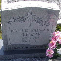 Rev William Hebron Freeman 