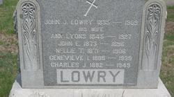 Ann “Annie” <I>Lyons</I> Lowry 