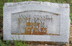 Annie Narcissa <I>Connell</I> Clement 
