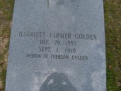Harriett Jane <I>Farmer</I> Golden 