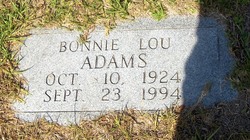 Bonnie Lou Adams 