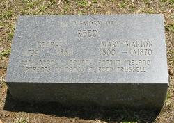 Mary <I>Marion</I> Reed 