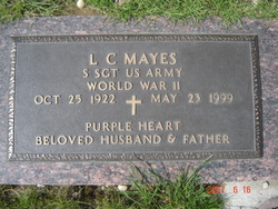 Sgt Luther Clifford “L. C.” Mayes 