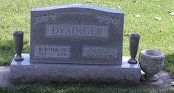 Bertha H. <I>Fisher</I> Dysinger 