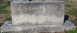 Margaret Ellen “Ellen” <I>Cates</I> Simmons 