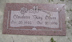 Claudette “Kay” <I>Smith</I> Oliver 