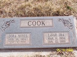 Dora Marie <I>Noyes</I> Cook 