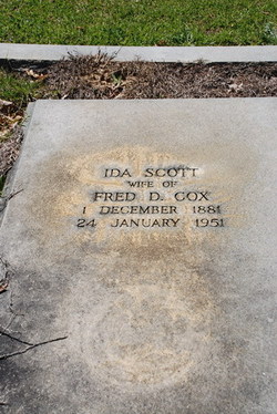 Ida <I>Scott</I> Cox 