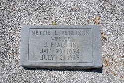 Nettie L <I>Peterson</I> Austin 