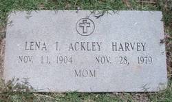 Lena Isabella <I>Ackley</I> Harvey 