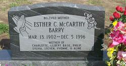 Esther C <I>McCarthy</I> Barry 