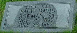 Paul David Bowman Sr.