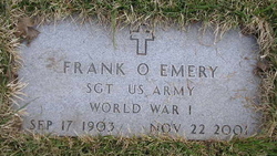 Frank O Emery 