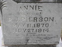 Annie <I>Swenson</I> Pierson 
