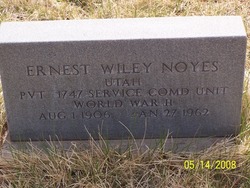 Pvt Ernest Wiley Noyes 