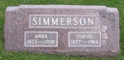Anna B <I>Wilkinson</I> Simmerson 