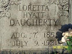 Loretta <I>Hyatt</I> Daugherty 