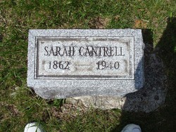 Sarah <I>Boggs</I> Cantrell 