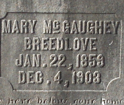 Mary Ann <I>McGaughey</I> Breedlove 