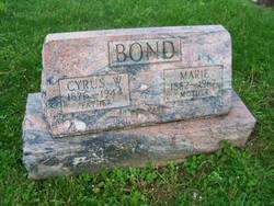 Marie <I>Bonser</I> Bond 