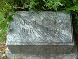 Carrie F <I>Conine</I> Shaw 