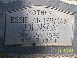 Essie <I>Alderman</I> Johnson 