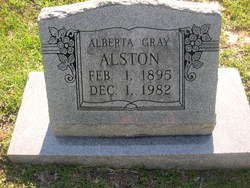 Alberta Gray Alston 