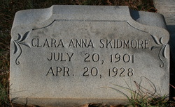 Clara Anna Skidmore 