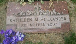 Kathleen Marie <I>McMahon</I> Alexander 