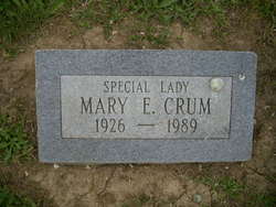 Mary E Crum 
