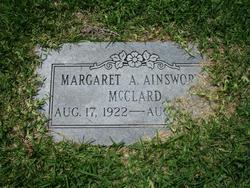 Margaret A. <I>Ainsworth</I> McClard 