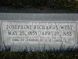 Josephine <I>Richards</I> West 