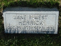 Jane Richards <I>West</I> Herrick 