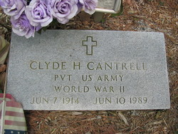 Clyde Horton Cantrell 