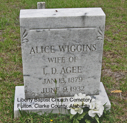 Alice <I>Wiggins</I> Agee 