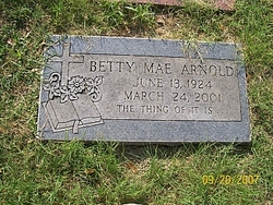 Betty Mae <I>Swift</I> Arnold 