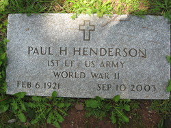 Paul H Henderson 