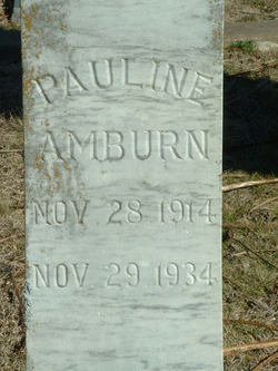 Pauline <I>Lewis</I> Amburn 