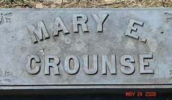 Mary E. <I>Griffiths</I> Crounse 