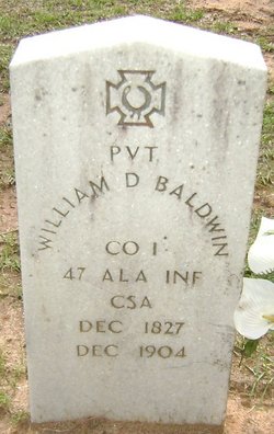 Pvt William D. Baldwin 