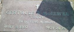 Gertrude E. “Trudy” McElwee 