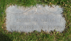 Bessie Geneva <I>Regnier</I> Hunt 
