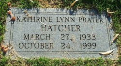 Kathrine Lynn <I>Prater</I> Hatcher 